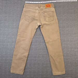Levi’s 511 Slim Fit Stretch Jeans 33x30 Khaki Wash Men’s Denim Jeans Pants